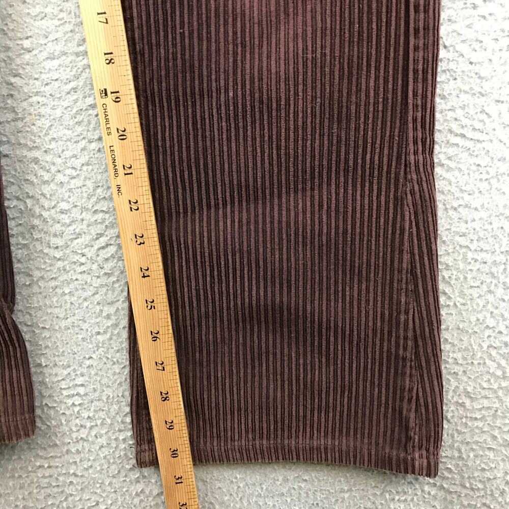 Vintage Squeeze Jeanswear Cotton Corduroy Brown Pants Women’s size 11 - Picture 8 of 9